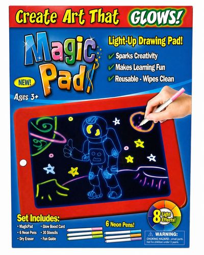 לוח ציור זוהר Magic Pad לילדים
