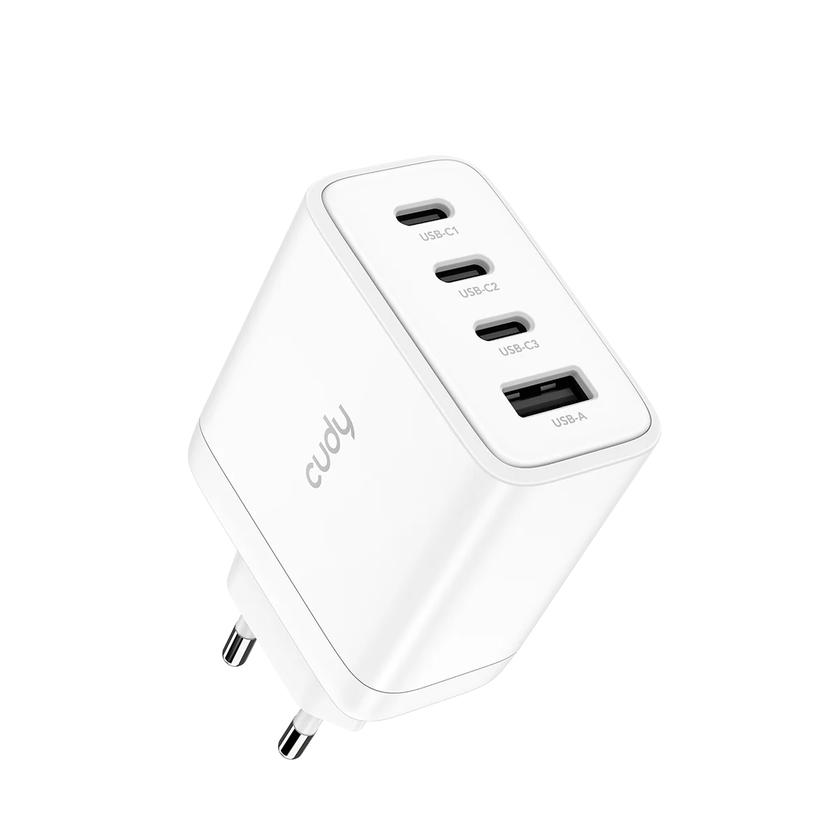 מטען Cudy CH70 GaN 65W 4 יציאות