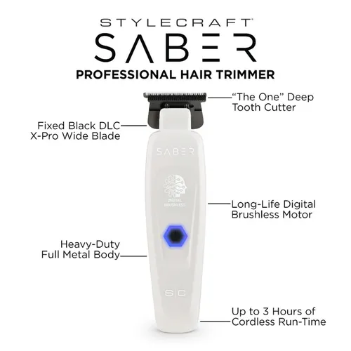 מכונת פיניש Stylecraft SC Saber סטייל קראפט - צבע לבן
