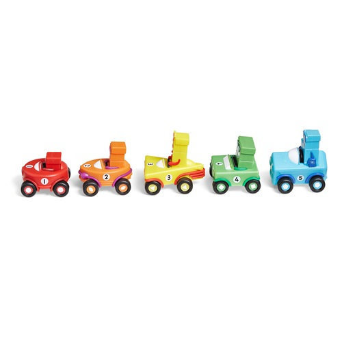 ערכת רכבי המספרים של נאמברבלוקס 1 עד 5 (5 חלקים)