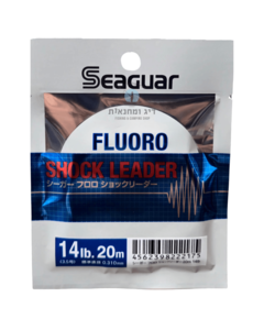 חוט שוק לידר פלורוקרבון Seaguar Fluoro Shock Leader - חוזק 14lb | אורך 20 מטר
