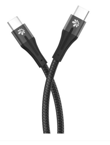 כבל איכותי USB-C ל-USB-C באורך 3 מטר שחור Miracase