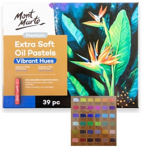 סט 39 פסטל שמן- Mont Marte Premium Extra Soft