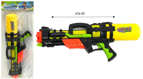 רובה מים טקטי עוצמתי עם 4 פתחי התזה ומיכל ענק 43 ס