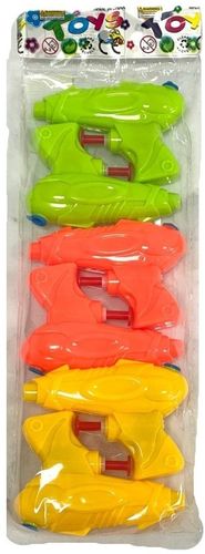 מארז 6 אקדחי מים צבעוניים