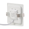 פאנל לד שקוע אינטגרלי מרובע 100X100 6W, אור ניטרלי