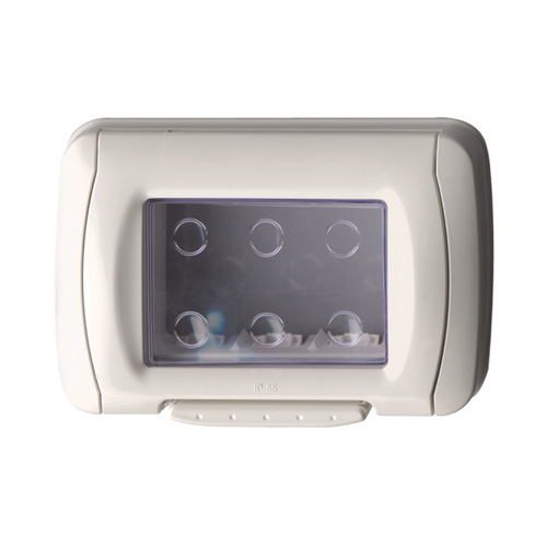 מסגרת מוגנת מים 3 מודול IP55 לבנה גוויס סיסטם Gewiss