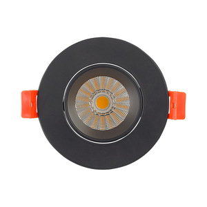 שקוע NISKO לד עגול מתכוונן שחור PEDRO 10W,