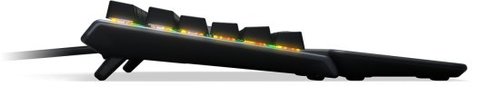 SteelSeries Apex 3 RGB מקלדת שחורה עם משענת יד נוחה