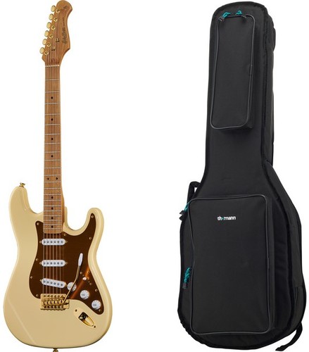 זווית נוספת Harley Benton st-62dlx vw w/bag electric guitar