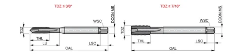 מברז מכונה UNF 5/8 X 18 3FL HSS-E דגם ep315/8