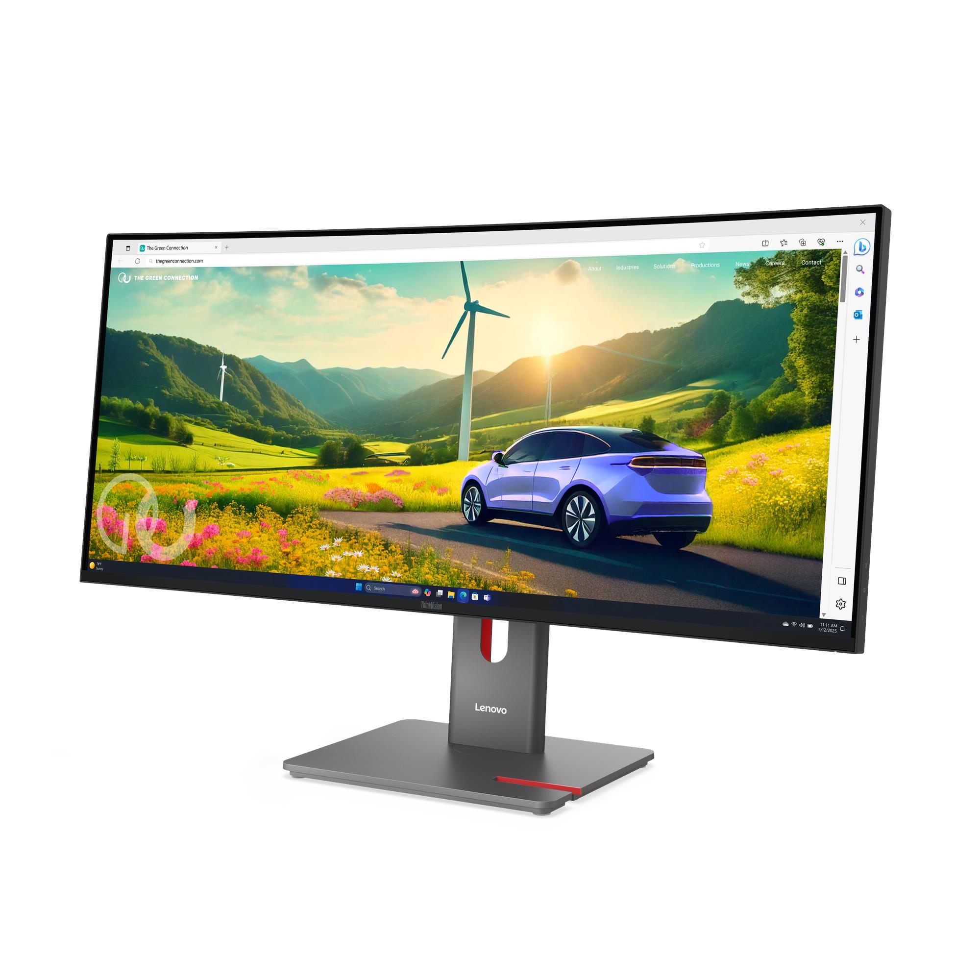 מסך מבית Lenovo 64ADGAT1IS 3440x1440 פאנל מסוג IPS ו 3 שנות אחריות, מסך "34
