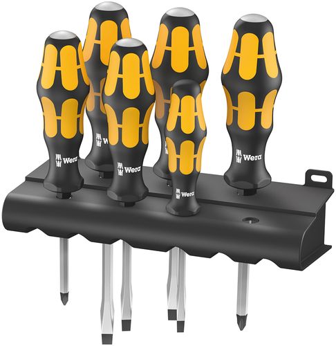 סט מברגי דפיקה 6 יח' במעמד Kraftform 932/6