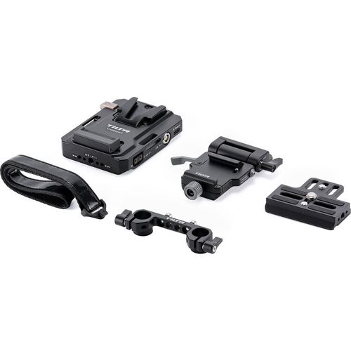 קיט פלטת סוללה ותושבת למצלמה Tilta Mini PD V-Mount Plate Arca Receiver Kit
