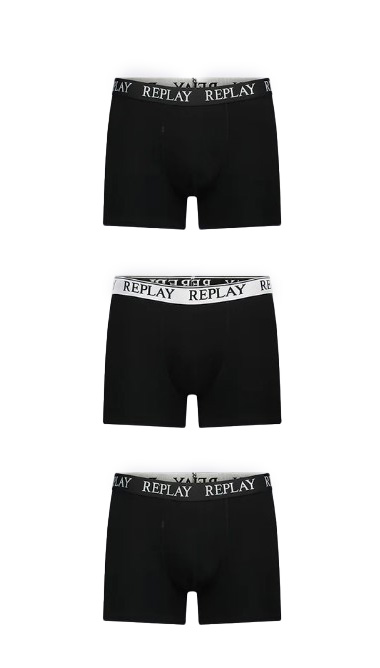 מארז 3 תחתוני בוקסר ריפליי  Replay Boxer | גברים