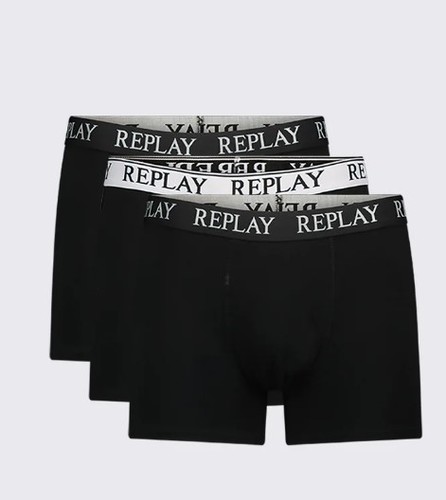 מארז 3 תחתוני בוקסר ריפליי  Replay Boxer | גברים