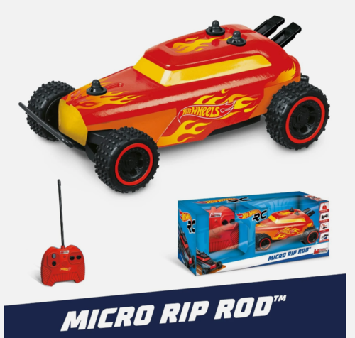 מכונית על שלט הוט ווילס HOT WHEELS אדומה 