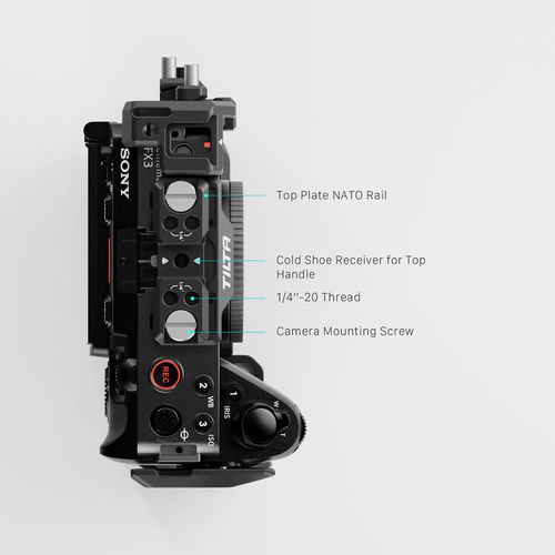קיט כלוב מצלמה מקצועי Tilta Sony FX3/FX30 V2 Pro Kit