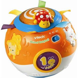 כדור תנועה לעידוד זחילה בעברית - כתום/כחול