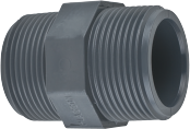 ניפל כפול 3/4 צול PVC