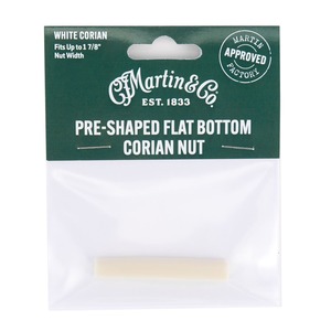 נאט לגיטרה אקוסטית MARTIN Pre-Shaped Flat Bottom Corian Nut 18NT0002