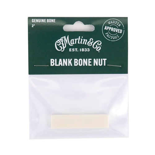 נאט מעצם לגיטרה אקוסטית לא מעובד MARTIN Blank Bone Nut 18NT0003