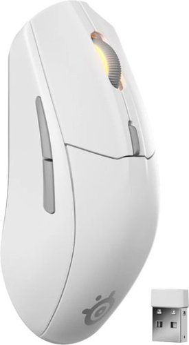 עכבר גיימינג לבן אלחוטי SteelSeries Rival 3 דור 2