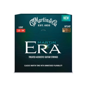 סט מיתרים 0.12 לאקוסטית MARTIN MP540T Martin Era™ Treated