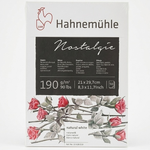 בלוק רישום 190 גר 50 דף Hahnemuhle Nostalgie A4