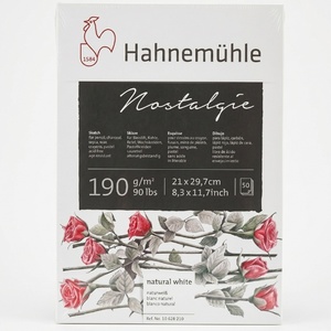 בלוק רישום 190 גר 50 דף Hahnemuhle Nostalgie A4
