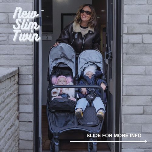 ולקו בייבי סלים טווין עלית / Valco Baby Slim Twin Elite - שחור