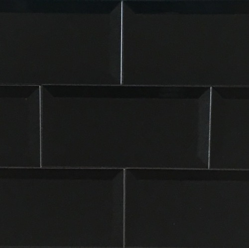אריח 7.5*15 שחור פאזה מבריק - Bisel Negro - מחיר ליחידה
