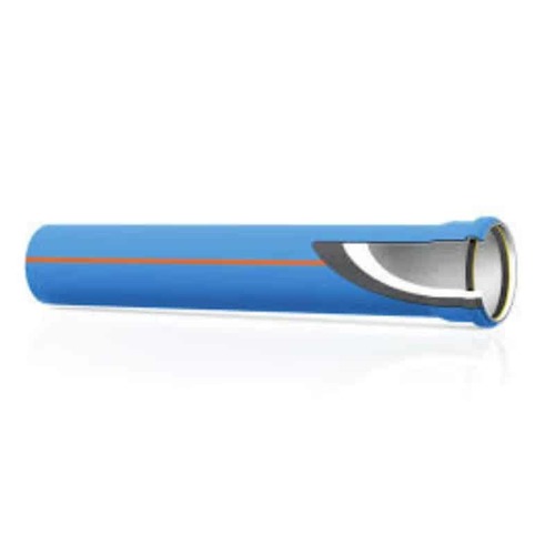 צינור 110 אורך 3 מטר ECO FORTE כחול שת יחיד 