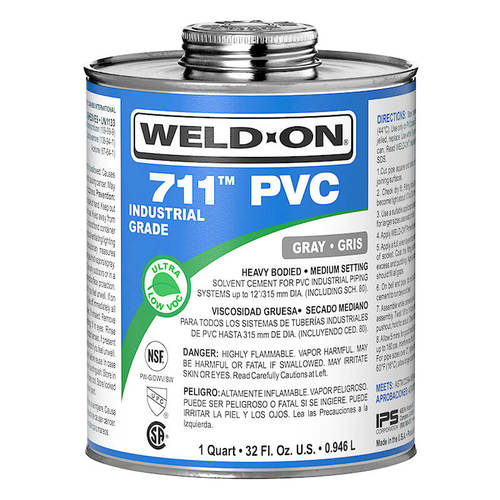 דבק 717 שקוף 946 מל WELD ON לצנרת U-PVC