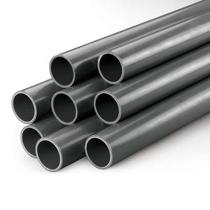 צינור 40 קשיח אפור U-PVC הדבקה אורך 5 מטר - מחיר מטר