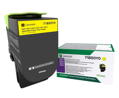 מחסנית טונר צהובה של 417, 517 - CS/CX 317   Lexmark