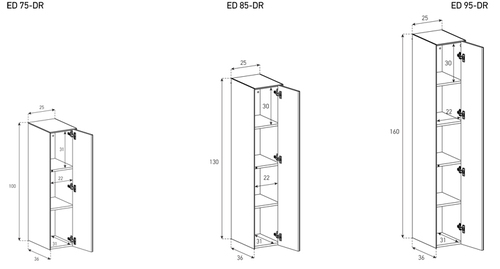 ארון קיר ELEMENTS ED75