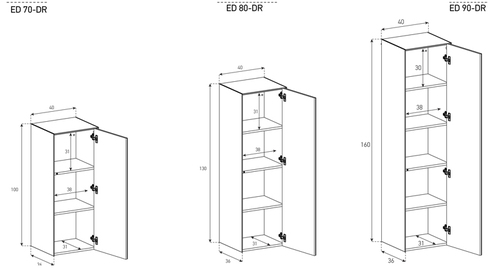 ארון קיר ELEMENTS ED70