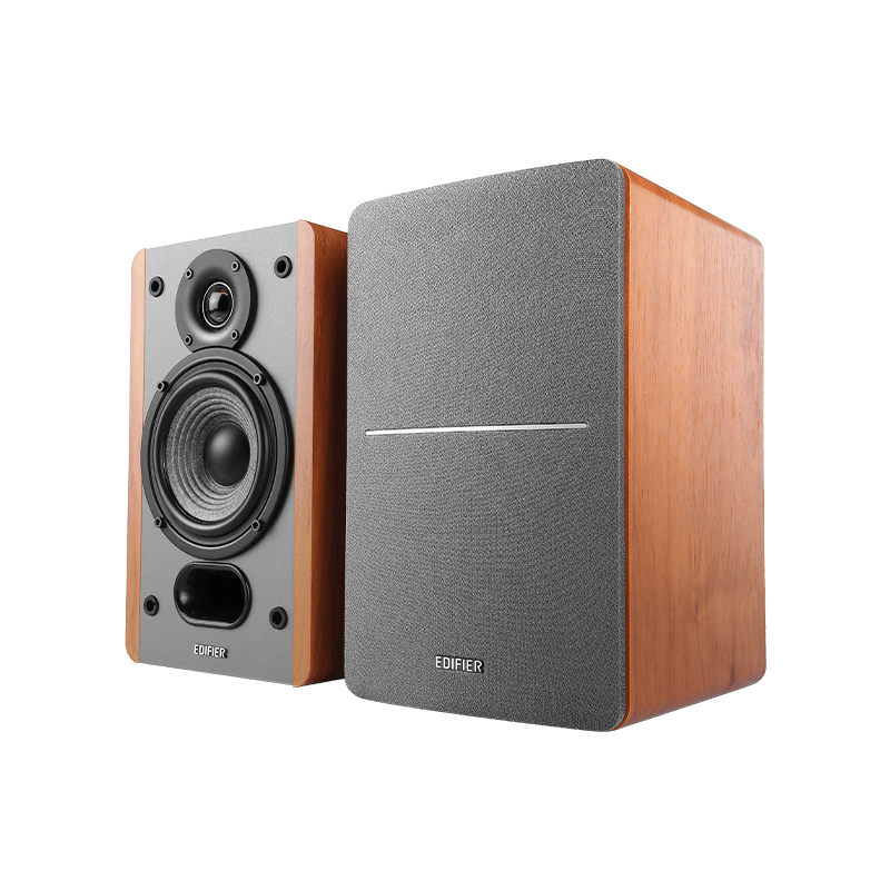 רמקולים Edifier P12 Passive Bookshelf Speakers - חום