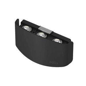 צמוד קיר לד 6W אפ-דאון CCT שחור Liper Hunter