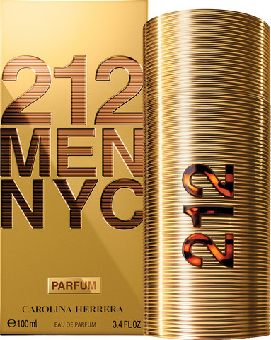 בושם לגבר קרולינה הררה 212 פרפיום CAROLINA HERRERA 212 MEN PARFUM 100 ML PARFUM