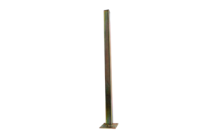 עמוד גדר 100 ס"מ עם פלטת עיגון 40*40