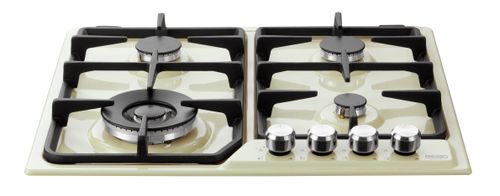 כיריים גז 4 להבות Delonghi NDG71VN לבן 60 ס
