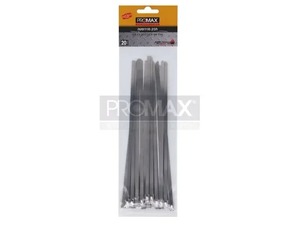 אזיקון נירוסטה 4.6*250 ממ - מארז 20 יחידות PROMAX
