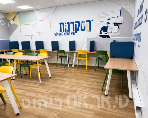 בית ספר פסגות נהריה - חדרי למידה מעוצבים