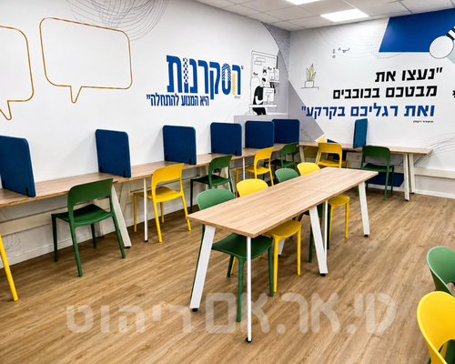 בית ספר פסגות נהריה - חדרי למידה מעוצבים
