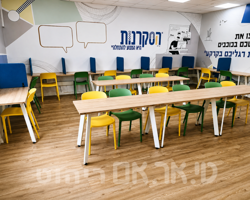 בית ספר פסגות נהריה - חדרי למידה מעוצבים