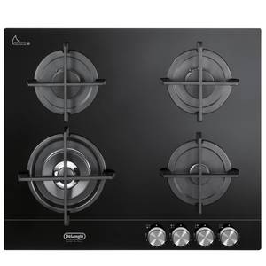 כיריים גז Delonghi DGH4160GN זכוכית שחורה
