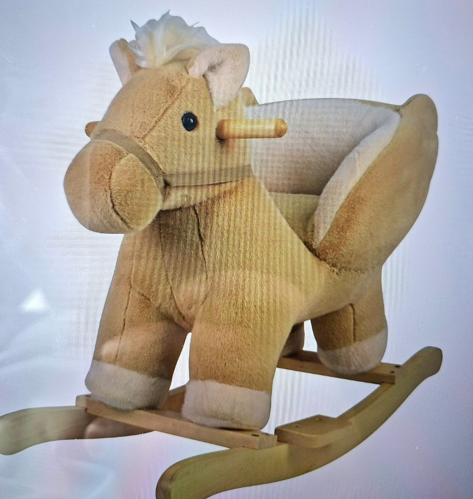 צעצוע נדנדה עם מושב-סוס