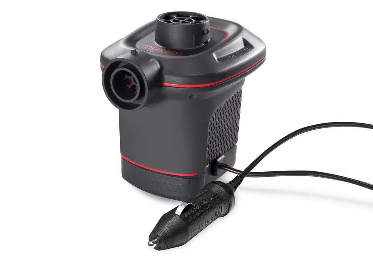 משאבת אוויר חשמלית לרכב ולבית 12V AC/DC – כולל 3 פיות